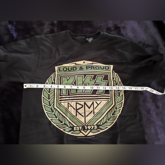 KISS ARMY Official Men's Unisex Black T-Shirt Size Small Paul Stanley Gene - Picture 6 of 6